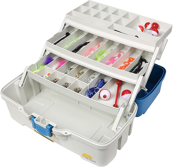 Let's Fish® Three-Tray Tackle Box