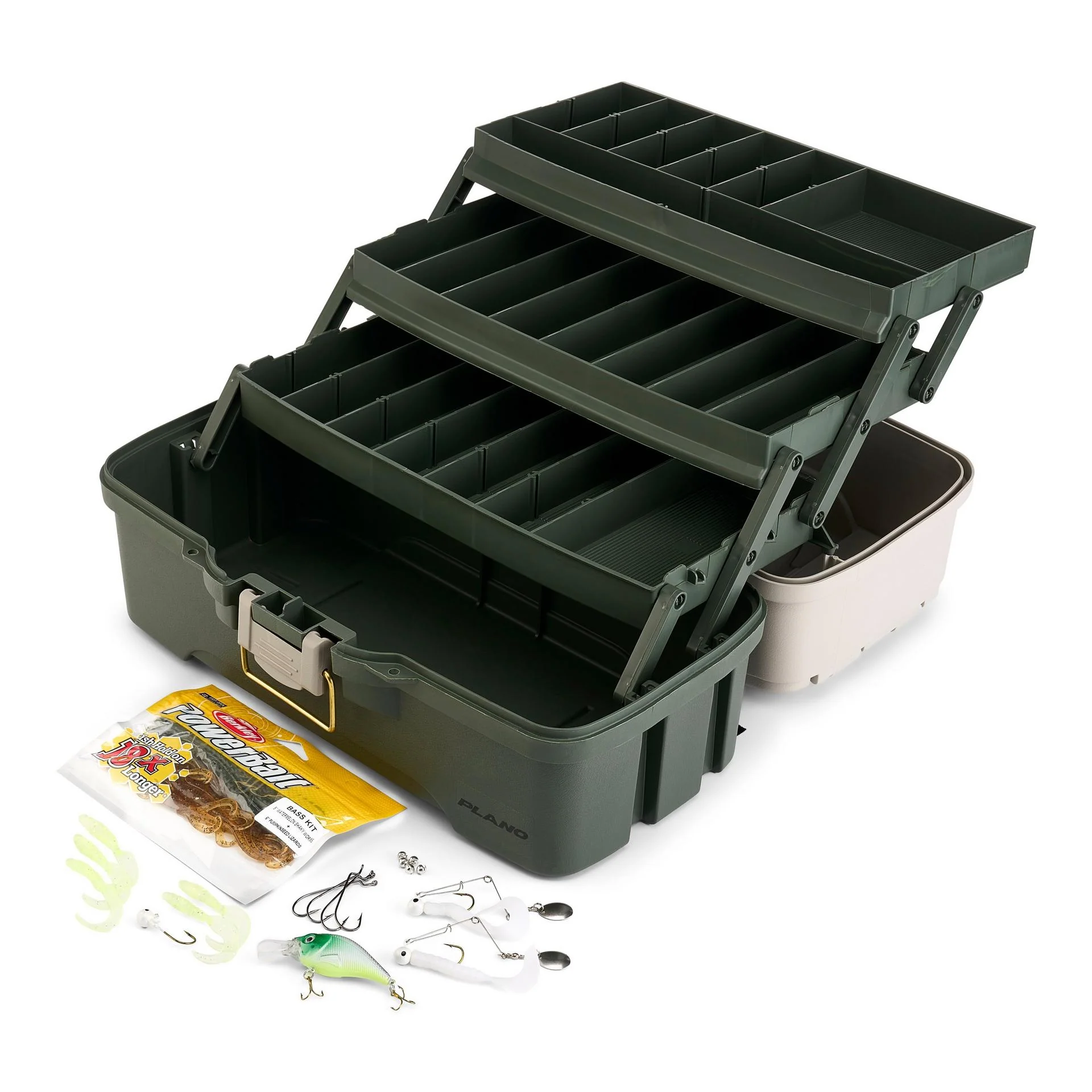 Three-Tray Tackle Box Bass Kit